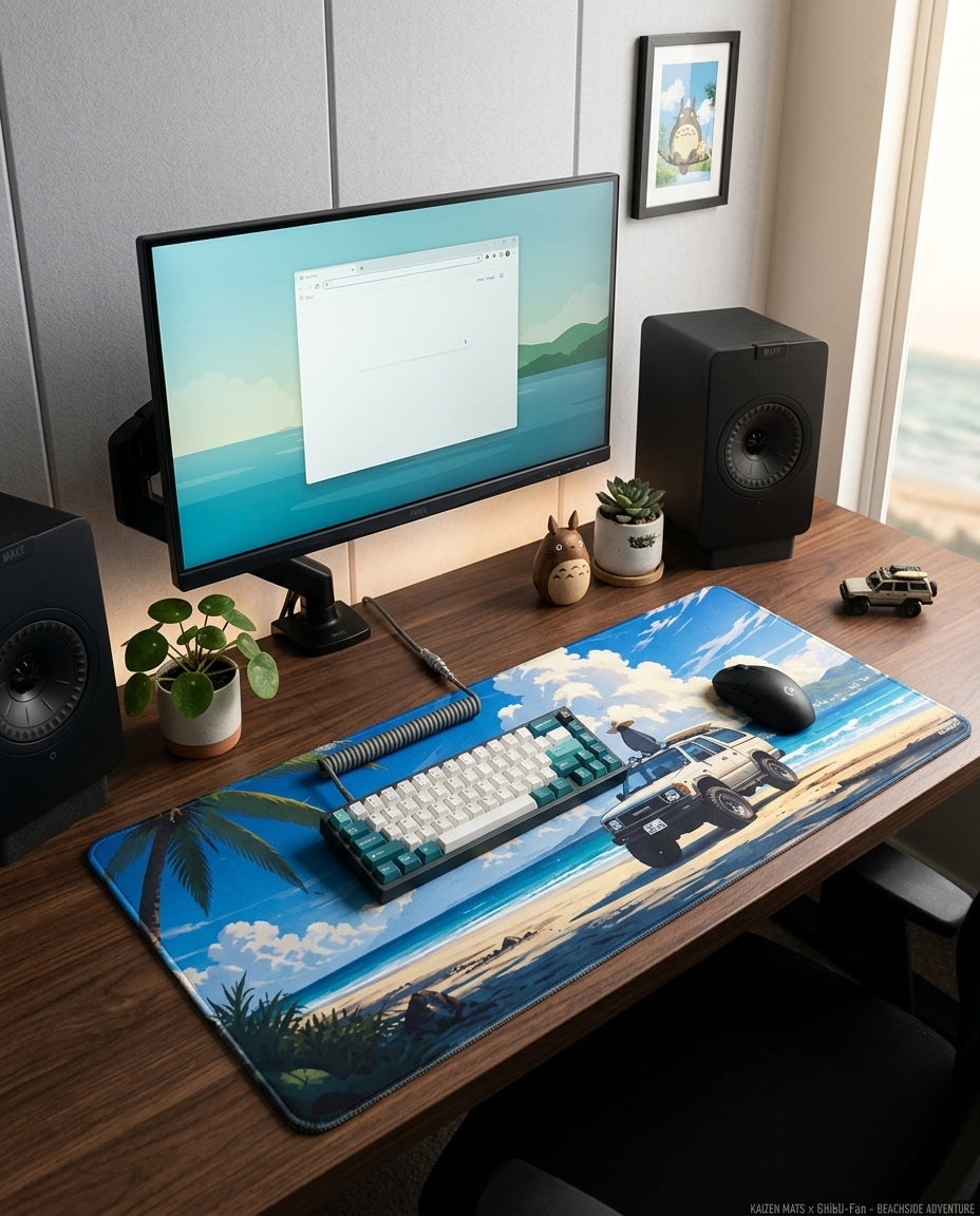 Shoreline Cruiser - Land Cruiser Beach Deskmat