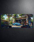 Blue Workshop - RWB Porsche Deskmat